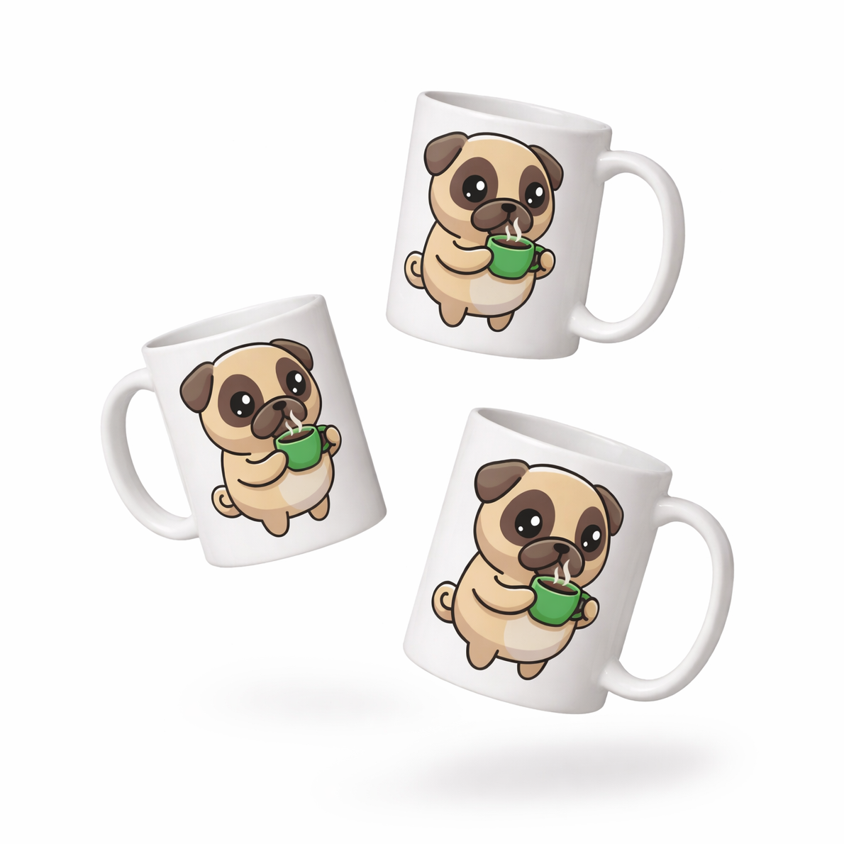 'PUG MORNING' – Pug Mug