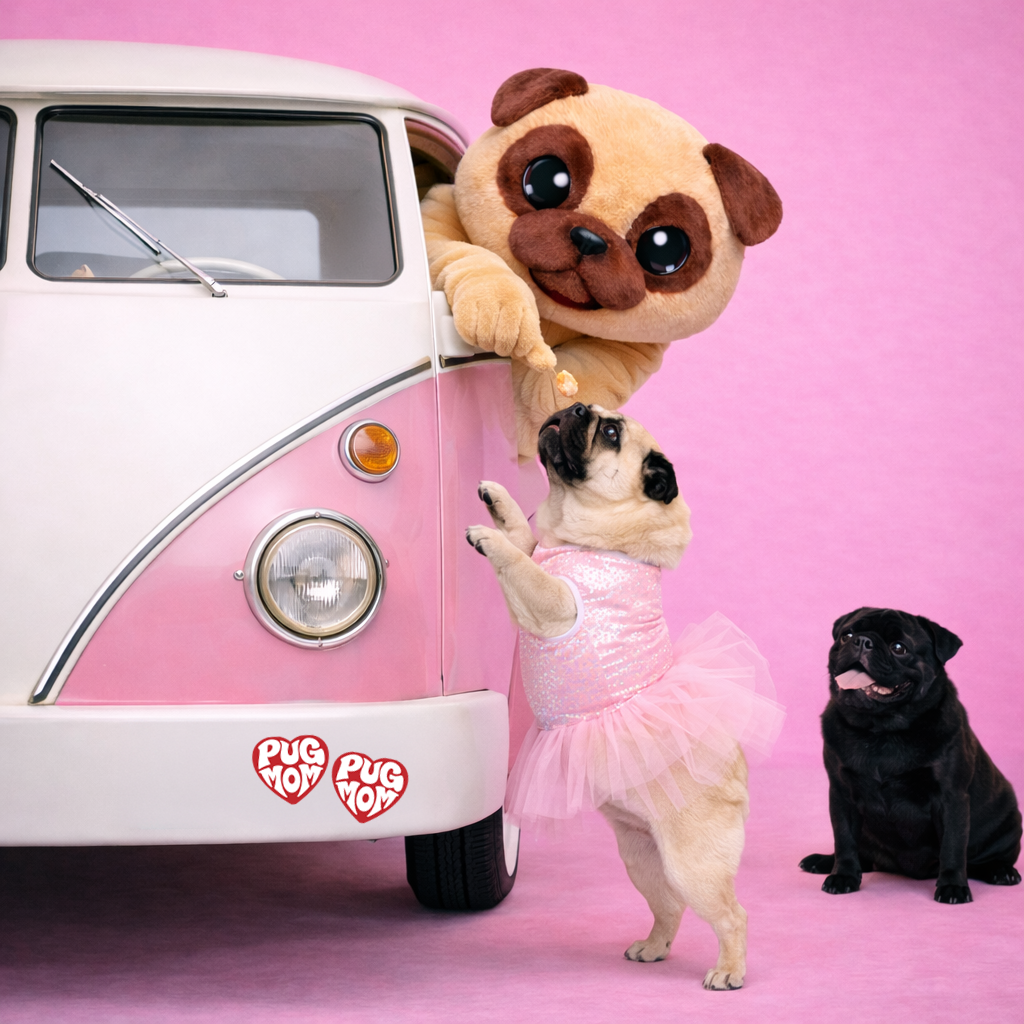 'PUG MOM' – Sticker